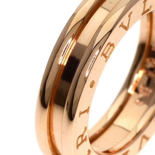 BVLGARI Ring 18K Pink Gold gold B-zero1 B-zero One 1 Band XS #47 Women Used Authentic