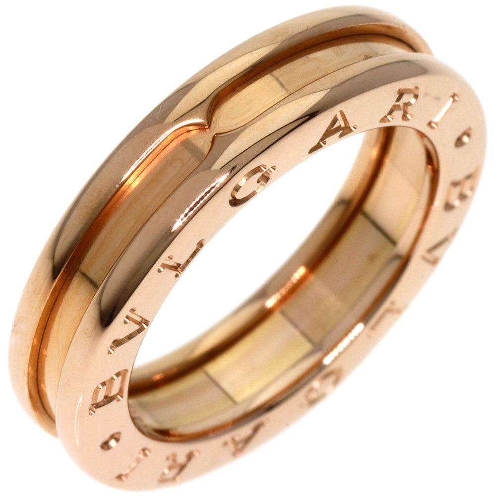 BVLGARI Ring 18K Pink Gold gold B-zero1 B-zero One 1 Band XS #50 Women Used Authentic