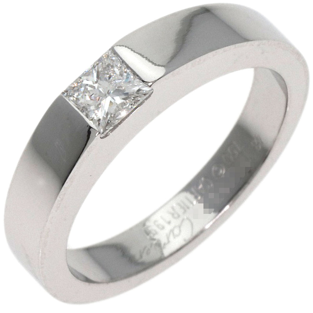 CARTIER Ring K18WG Silver Date with Diamond #48