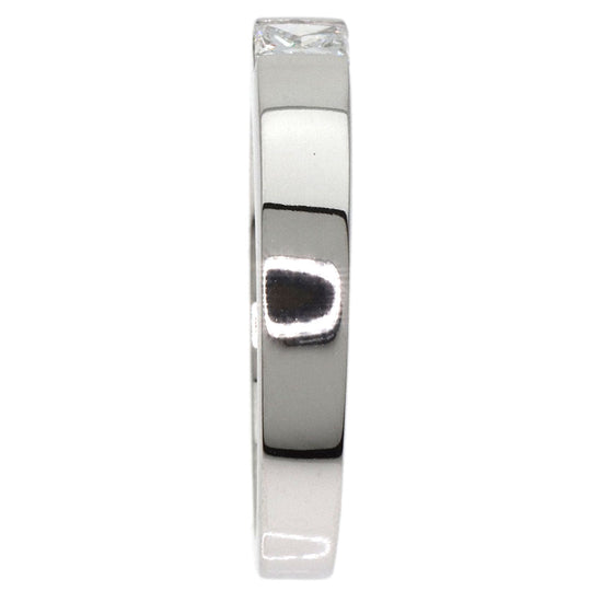CARTIER Ring K18WG Silver Date with Diamond #48