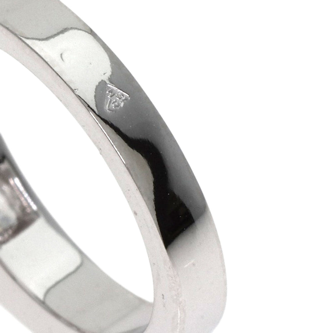 CARTIER Ring K18WG Silver Date with Diamond #48