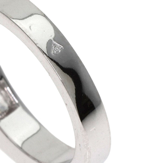 CARTIER Ring K18WG Silver Date with Diamond #48