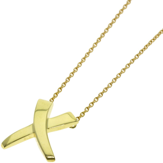 TIFFANY&Co. Necklace 18K Yellow Gold gold Paloma Picasso Kiss Women Used Authentic