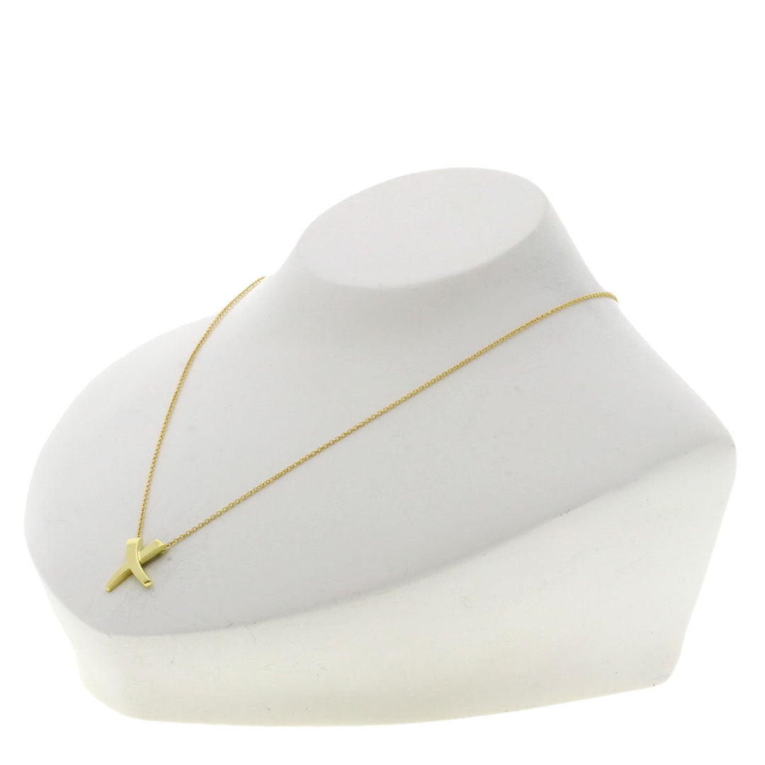 TIFFANY&Co. Necklace 18K Yellow Gold gold Paloma Picasso Kiss Women Used Authentic