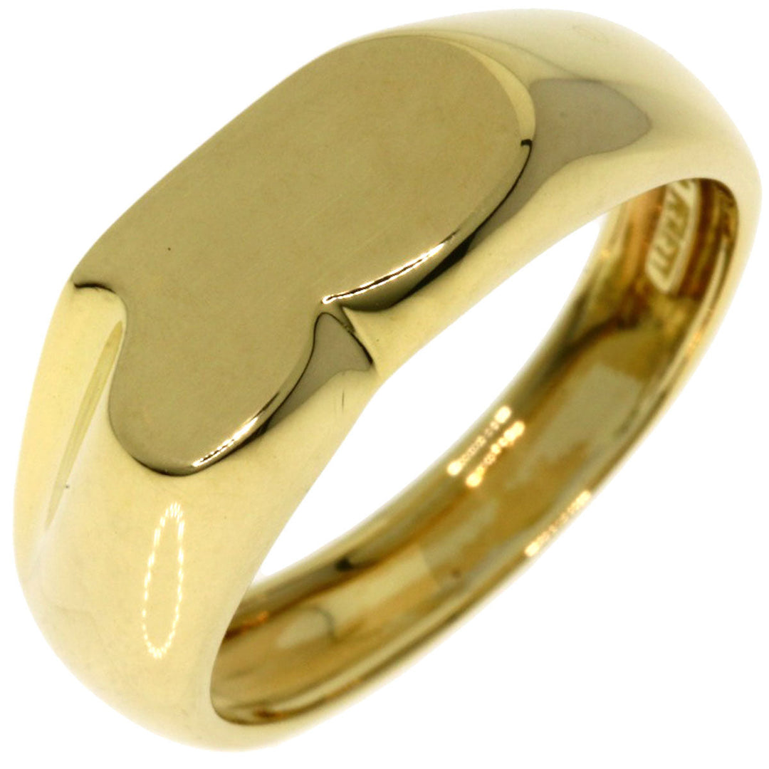 TIFFANY&Co. Ring 18K Yellow Gold gold signet heart Women Used Authentic