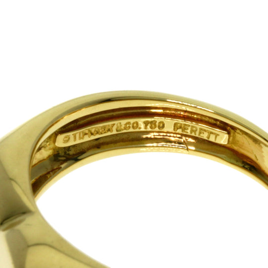 TIFFANY&Co. Ring 18K Yellow Gold gold signet heart Women Used Authentic