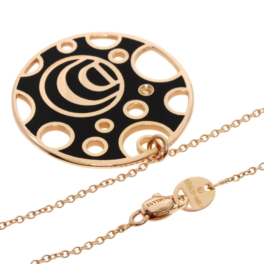Damiani Necklace 18K Pink Gold gold Damianissima 1P Diamond Women Used Authentic