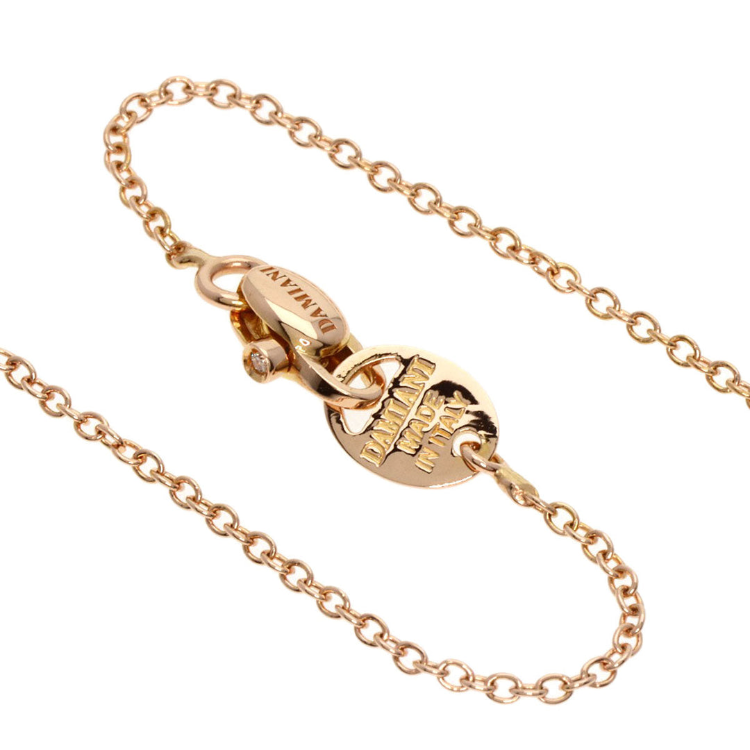 Damiani Necklace 18K Pink Gold gold Damianissima 1P Diamond Women Used Authentic