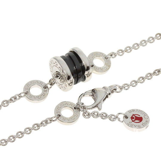 BVLGARI bracelet SV Silver B-zero1 B-zero One Save the Children ML Women Used Authentic