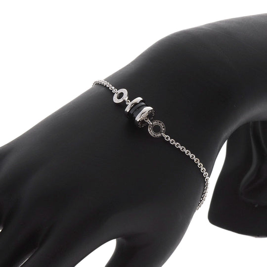 BVLGARI bracelet SV Silver B-zero1 B-zero One Save the Children ML Women Used Authentic