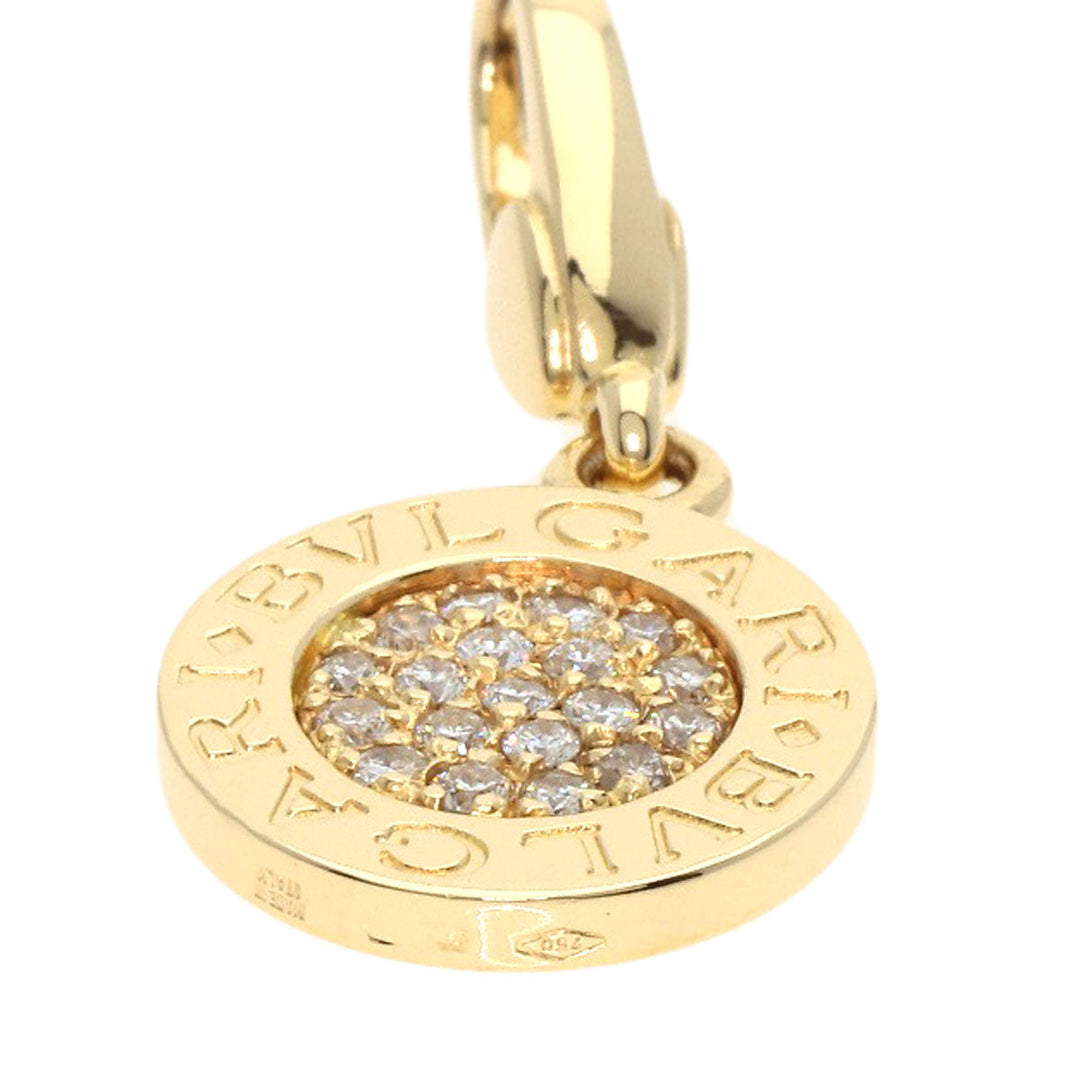 BVLGARI Pendant top 18K Yellow Gold gold Bulgari Bulgari Diamond Women Used Authentic