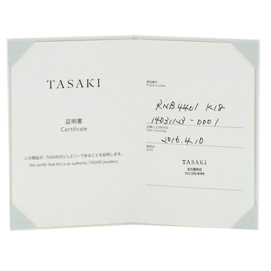 TASAKI Ring 18K Yellow Gold gold Refine Rebellion Pearl Spinel Women Used Authentic