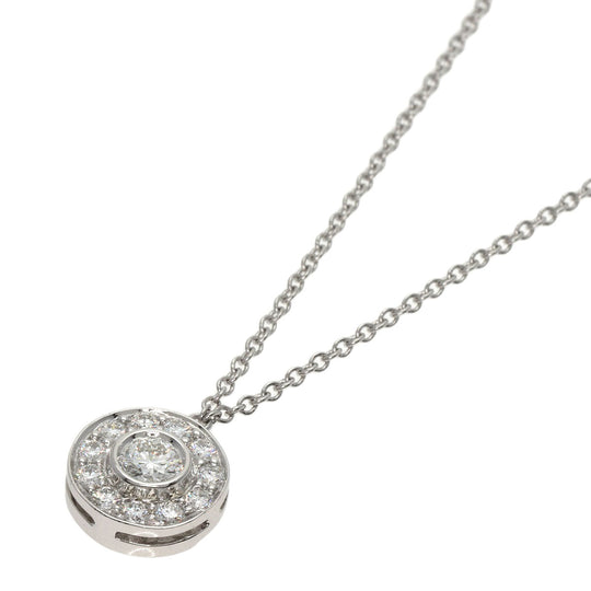 TIFFANY&Co. Necklace PT950 Silver Circle diamond