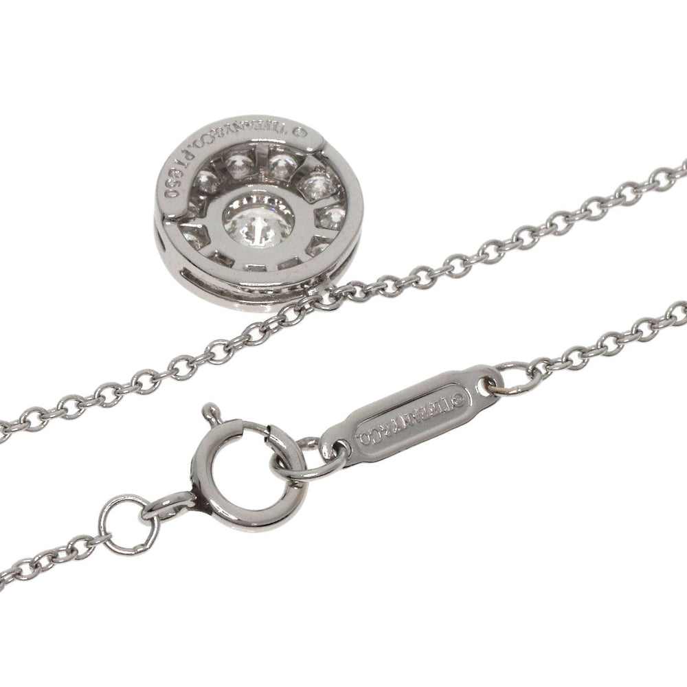 TIFFANY&Co. Necklace PT950 Silver Circle diamond