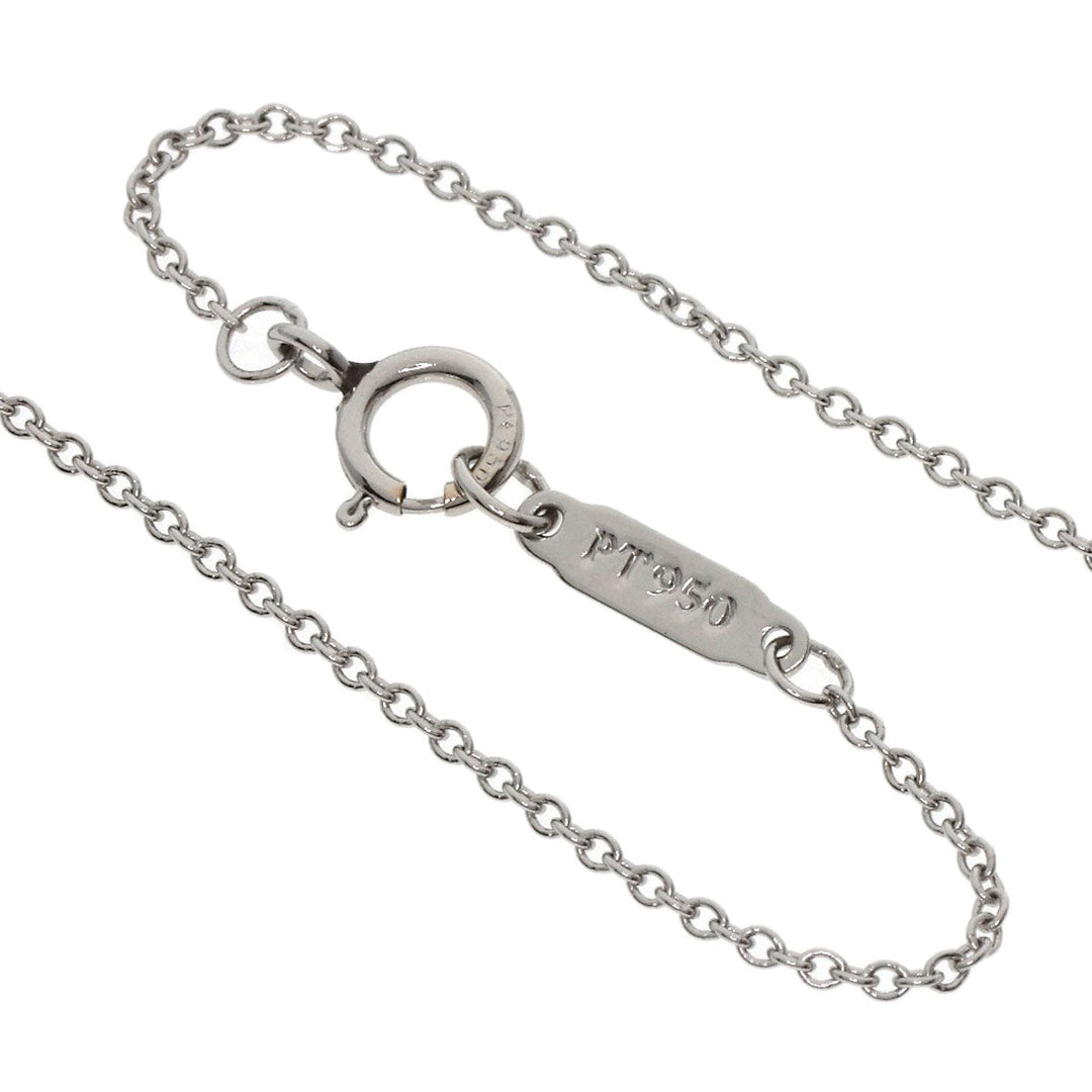 TIFFANY&Co. Necklace PT950 Silver Circle diamond