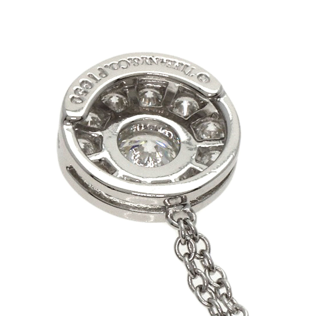 TIFFANY&Co. Necklace PT950 Silver Circle diamond