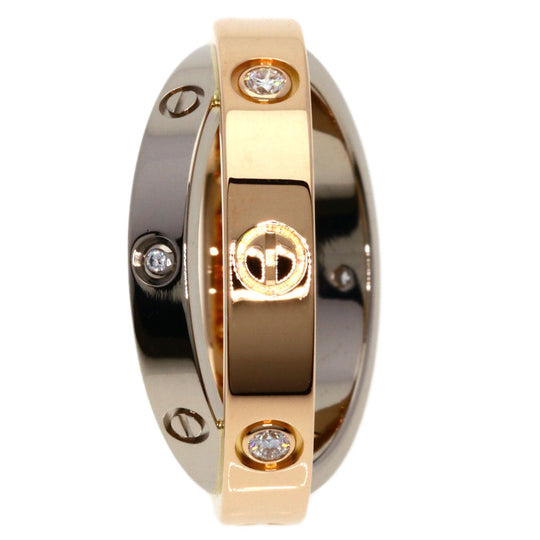 CARTIER Ring 18K Pink Gold gold Be Love Diamond #49