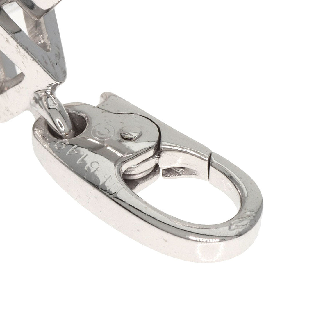 CARTIER Pendant top K18WG Silver Airplane Charm Women Used Authentic