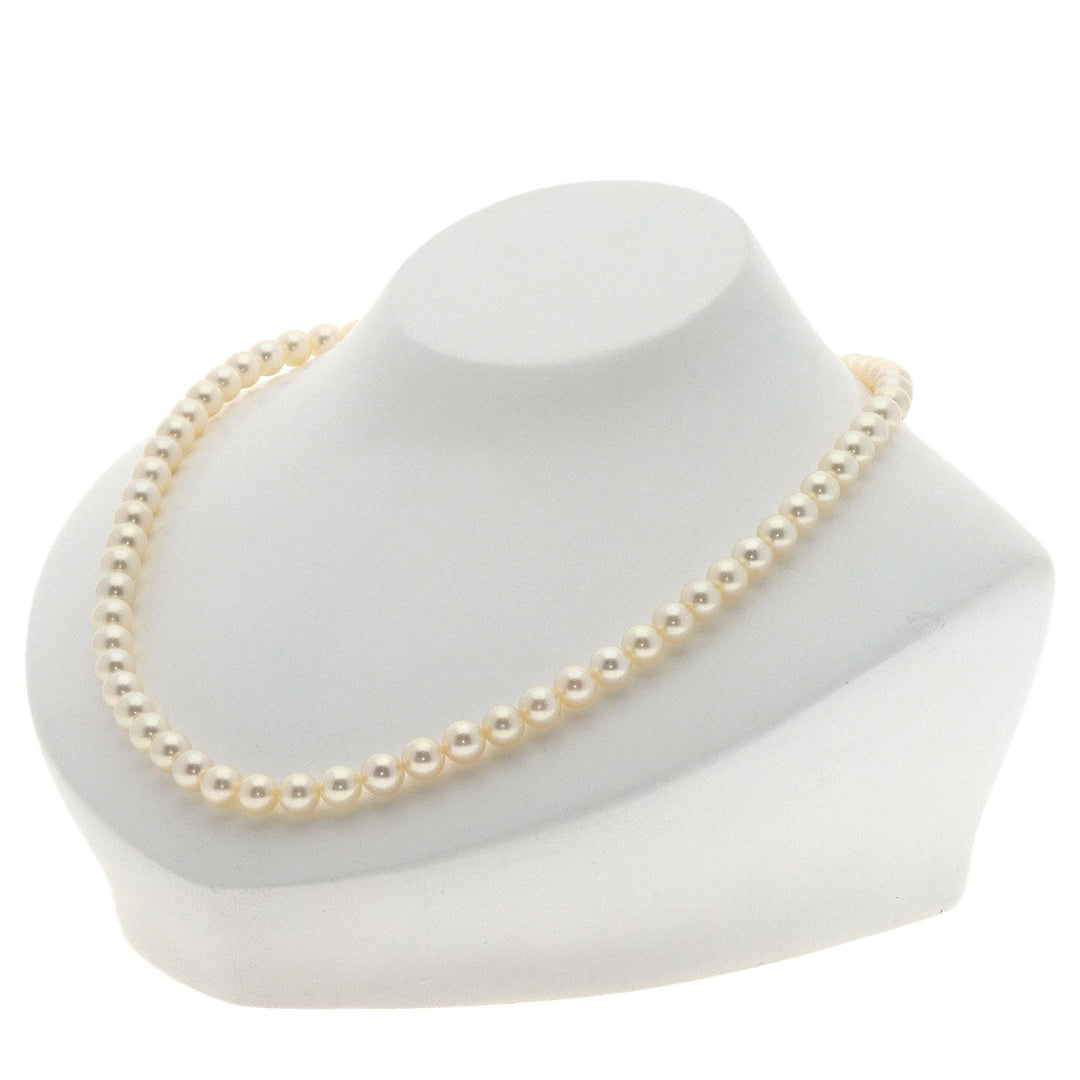 MIKIMOTO Necklace K14YG white Akoya pearl Pearl Women Used Authentic