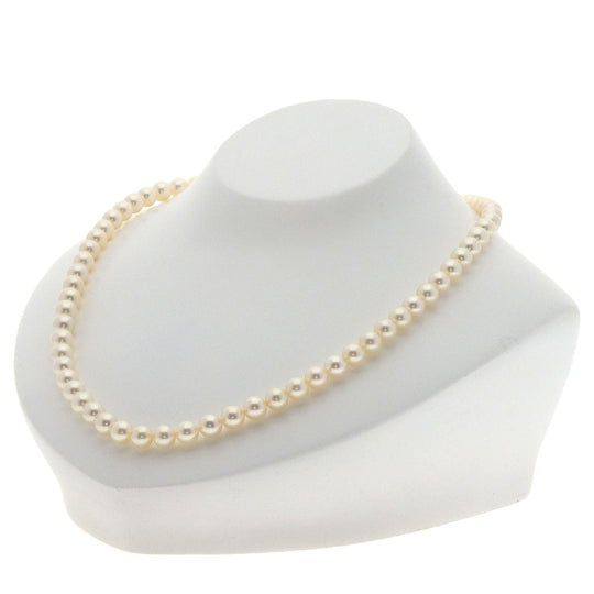 MIKIMOTO Necklace K14YG white Akoya pearl Pearl Women Used Authentic