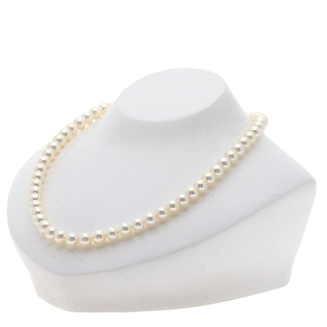 TASAKI Necklace SV Silver Akoya pearl Pearl Women Used Authentic