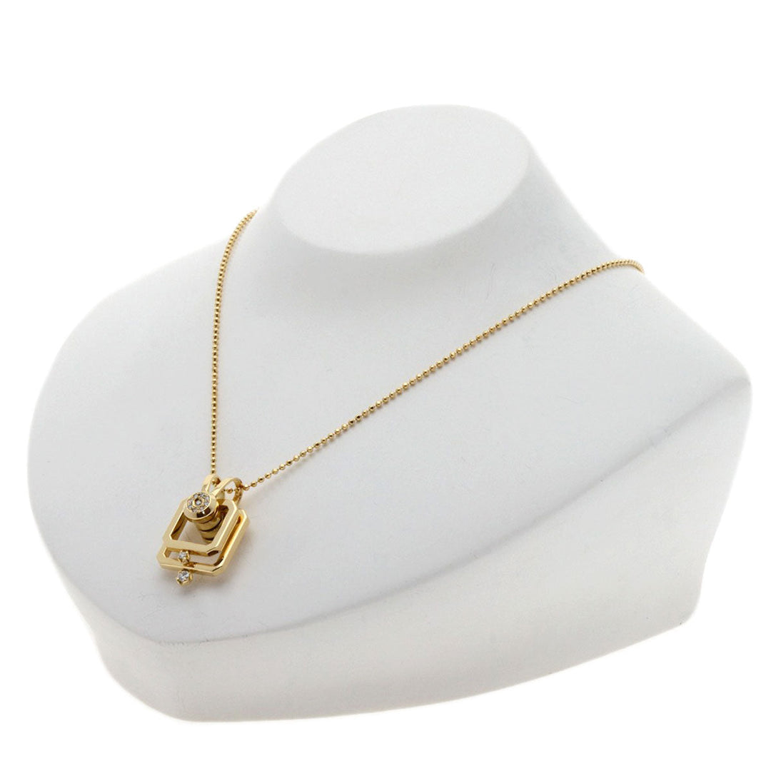WALTHAM Necklace 18K Yellow Gold gold Swing diamond