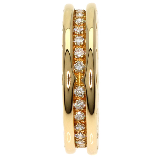 BVLGARI Ring 18K Yellow Gold gold B-zero1 B-zero One 1 Band XS Diamond #49
