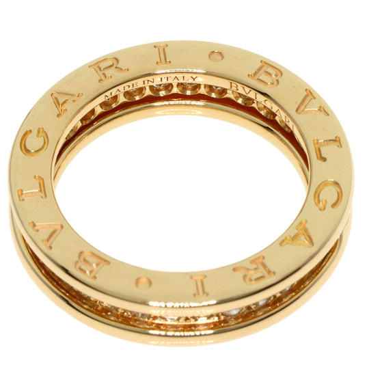 BVLGARI Ring 18K Yellow Gold gold B-zero1 B-zero One 1 Band XS Diamond #49