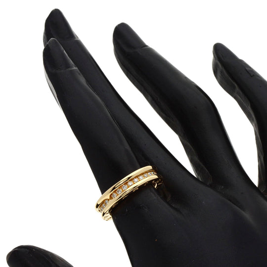 BVLGARI Ring 18K Yellow Gold gold B-zero1 B-zero One 1 Band XS Diamond #49