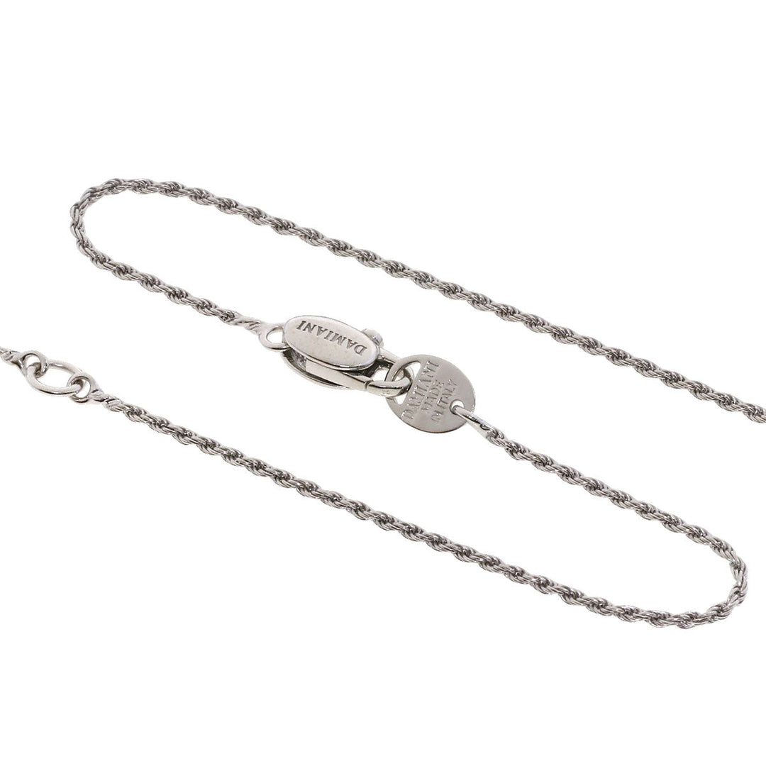 Damiani Necklace K18WG , K18PG Silver Belle epoch diamond Women Used Authentic
