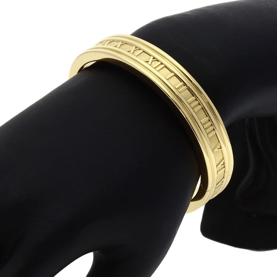 TIFFANY&Co. bracelet 18K Yellow Gold gold Atlas bangle Women Used Authentic