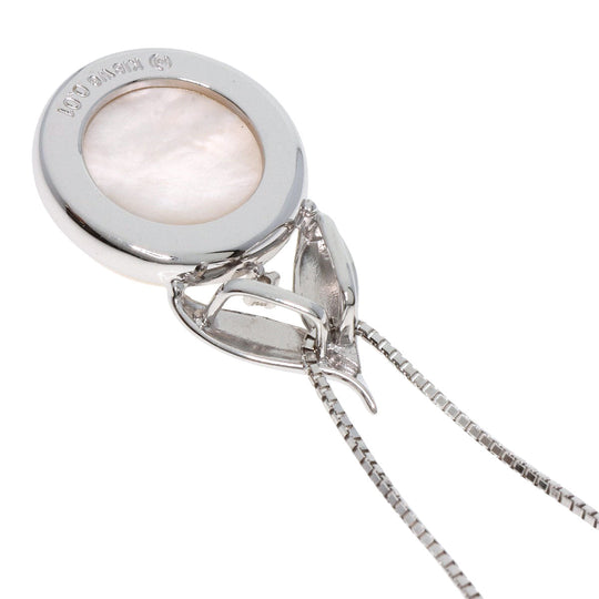 TASAKI Necklace K18WG Silver Mabe Pearl Pearl