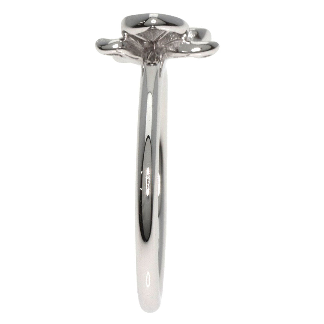 CARTIER Ring K18WG Silver Caress d'Orchidee Diamond #48