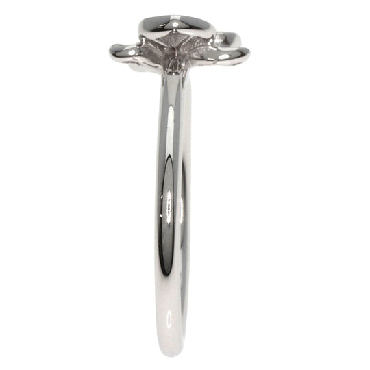 CARTIER Ring K18WG Silver Caress d'Orchidee Diamond #48
