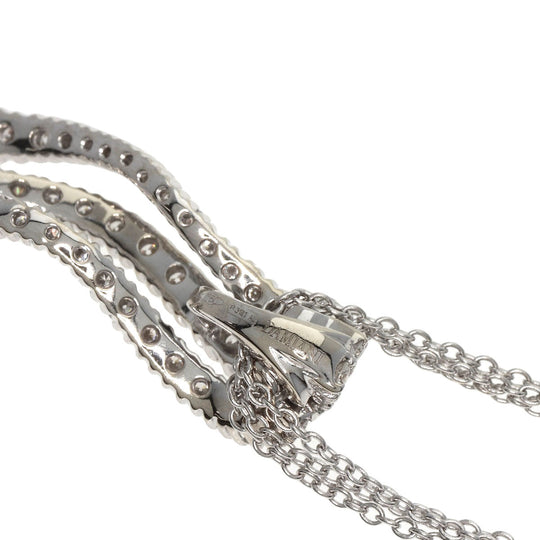 Damiani Necklace K18WG Silver diamond