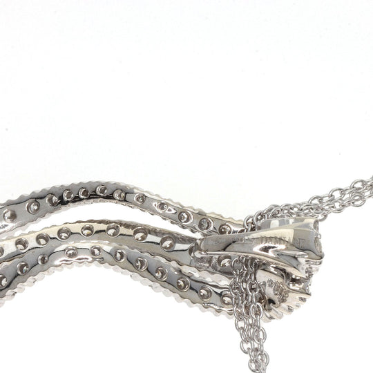 Damiani Necklace K18WG Silver diamond