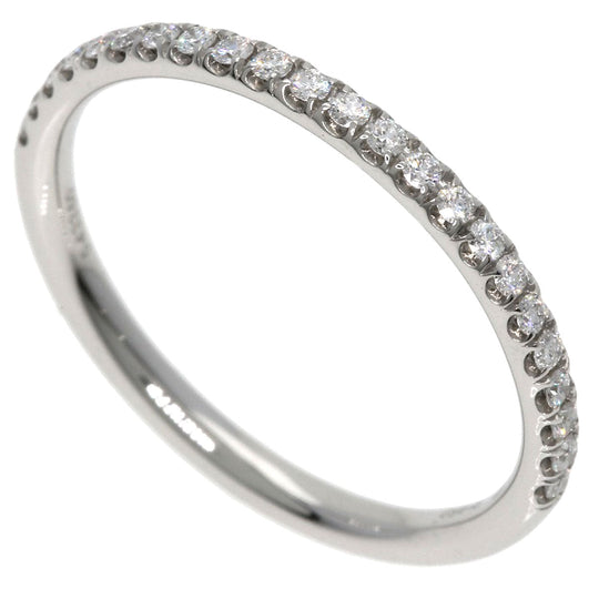 HARRY WINSTON Ring PT950 Silver Half Diamond