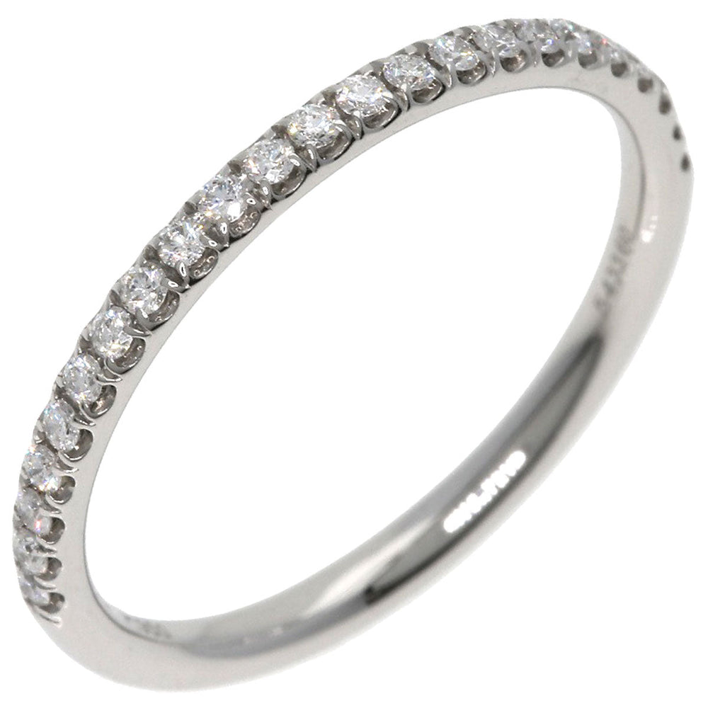 HARRY WINSTON Ring PT950 Silver Half Diamond