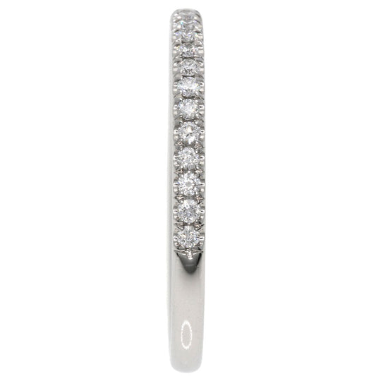 HARRY WINSTON Ring PT950 Silver Half Diamond