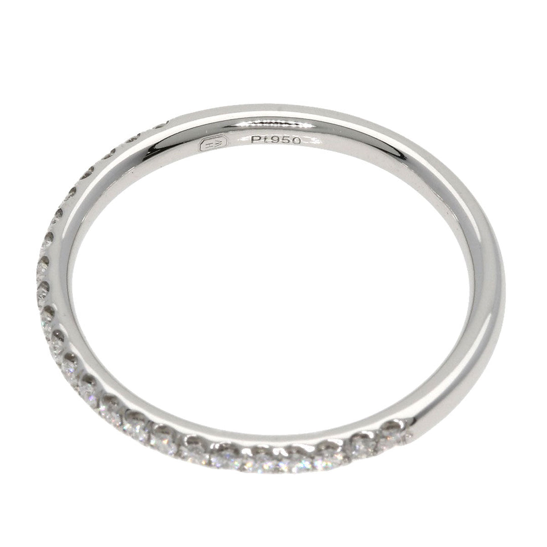 HARRY WINSTON Ring PT950 Silver Half Diamond
