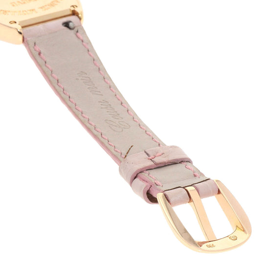 FRANCK MULLER Watches Hand Winding 1750S6 K18PG, leather gold Tonookabex color dream Silver dial Women Used Authentic