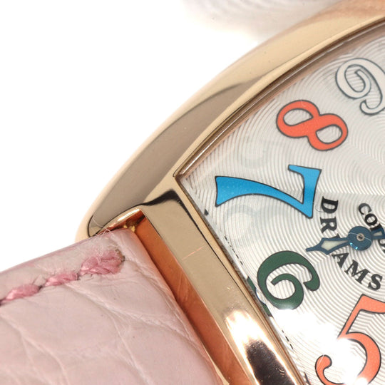 FRANCK MULLER Watches Hand Winding 1750S6 K18PG, leather gold Tonookabex color dream Silver dial Women Used Authentic