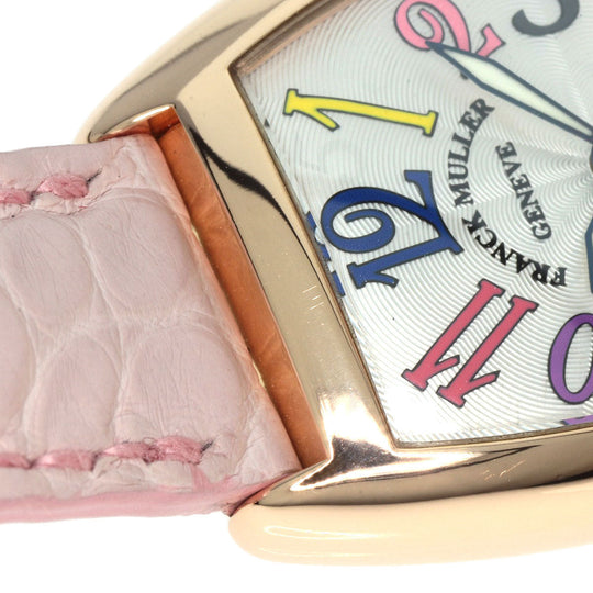 FRANCK MULLER Watches Hand Winding 1750S6 K18PG, leather gold Tonookabex color dream Silver dial Women Used Authentic