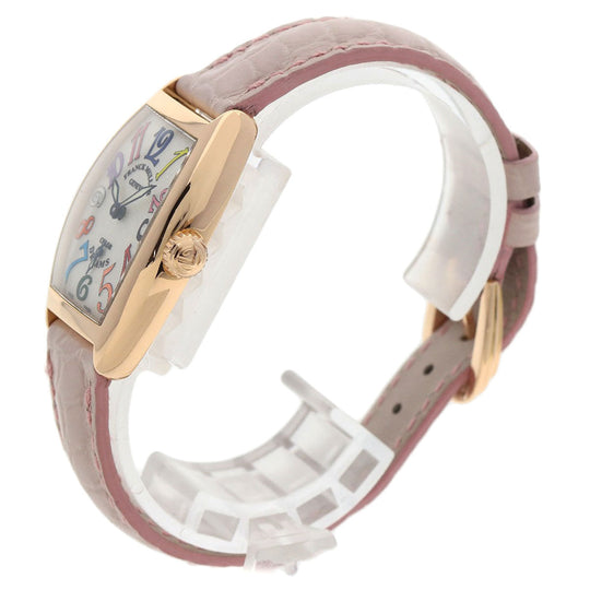 FRANCK MULLER Watches Hand Winding 1750S6 K18PG, leather gold Tonookabex color dream Silver dial Women Used Authentic