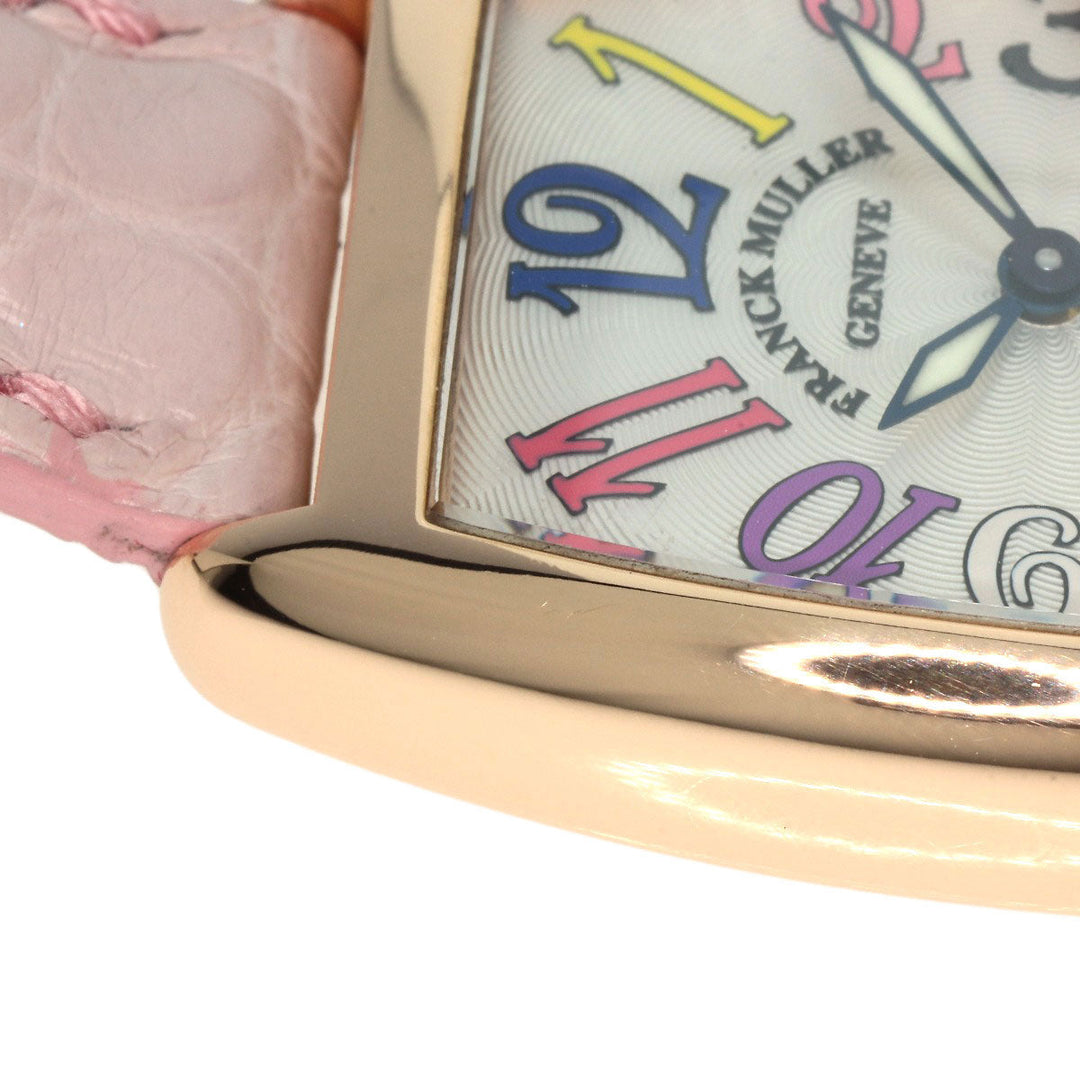 FRANCK MULLER Watches Hand Winding 1750S6 K18PG, leather gold Tonookabex color dream Silver dial Women Used Authentic