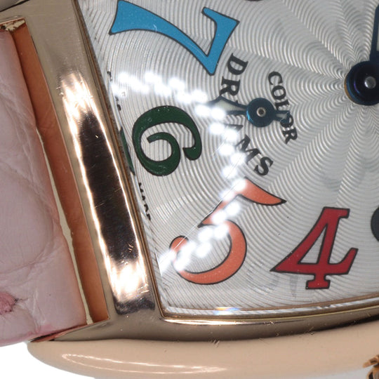 FRANCK MULLER Watches Hand Winding 1750S6 K18PG, leather gold Tonookabex color dream Silver dial Women Used Authentic
