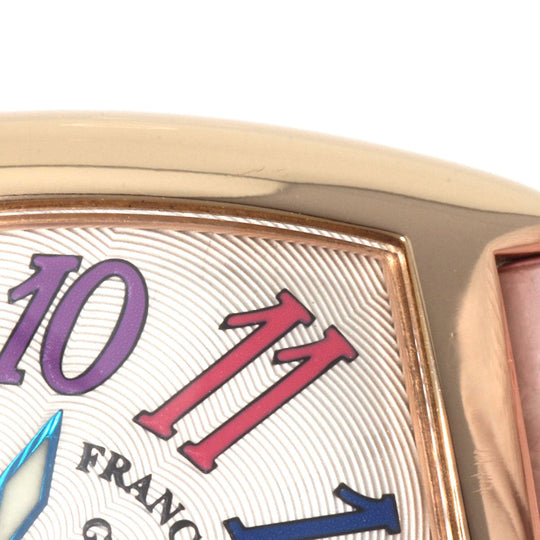 FRANCK MULLER Watches Hand Winding 1750S6 K18PG, leather gold Tonookabex color dream Silver dial Women Used Authentic