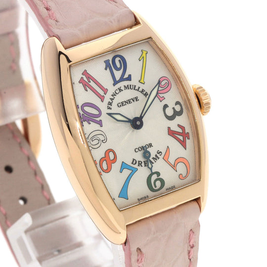 FRANCK MULLER Watches Hand Winding 1750S6 K18PG, leather gold Tonookabex color dream Silver dial Women Used Authentic