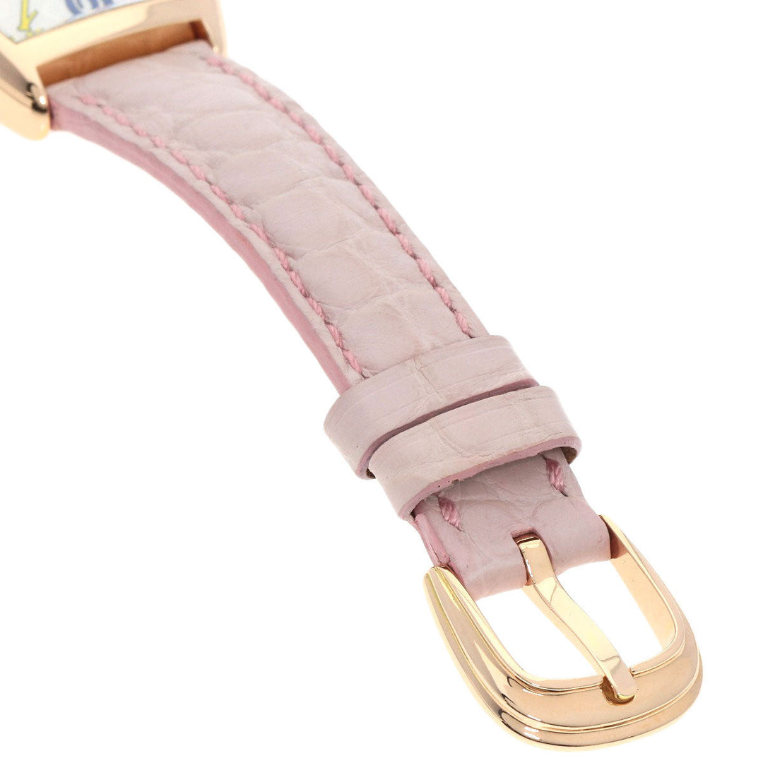 FRANCK MULLER Watches Hand Winding 1750S6 K18PG, leather gold Tonookabex color dream Silver dial Women Used Authentic