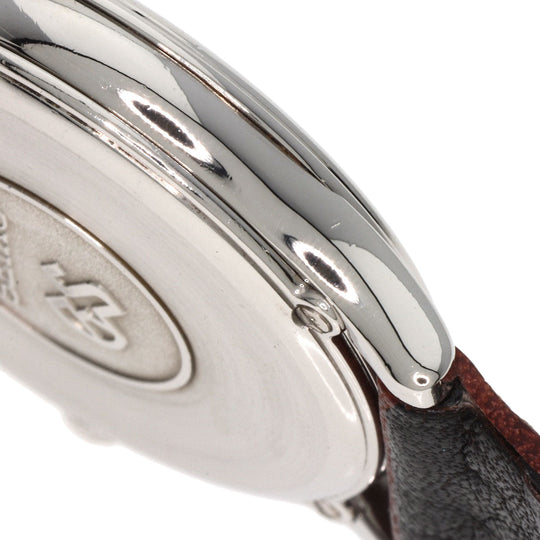 SEIKO Watches Quartz SBGS005 9587-7000 PT950 , leather Silver Grand Seiko Silver dial mens Used Authentic